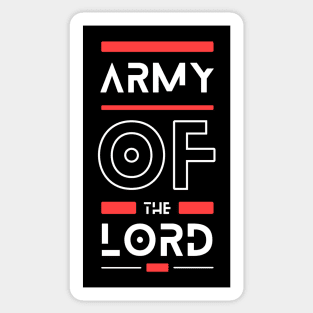 Army Of the Lord | Christian Sticker